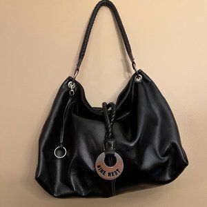 Nine West Black Saddle Bucket shoulder Bag